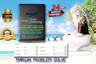 professional book layout for amazon KDP and print typesetting expert