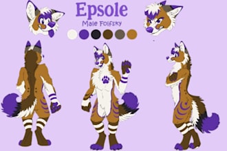 draw furry reference sheet fursona ref sheet furry ref sheet anthro oc nsfw art