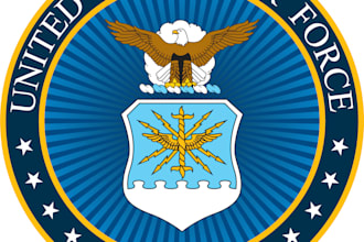 design unique patriotic, army, navy icon logo with free source file