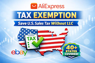 set up aliexpress tax exemption without llc