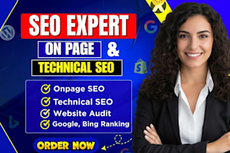 optimize your website with expert on page and technical SEO