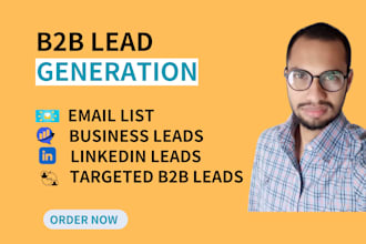do b2b lead generation, business leads and email lead list