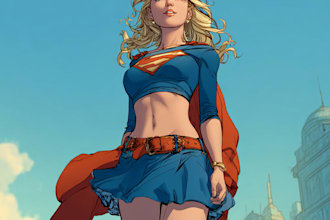 do you super girl, superman or superhero portrait