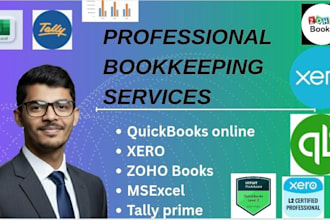 do accurate bookkeeping using quickbooks online xero zoho books and ms excel