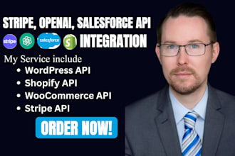 integrate stripe, openai, salesforce, and any API for sass automation secure