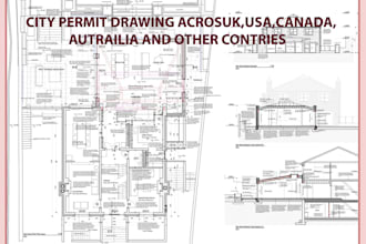 create your blueprint architectural plans  for city approval
