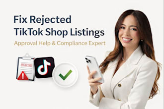 fix tiktok shop rejected listings, get category approval tiktok shop fix