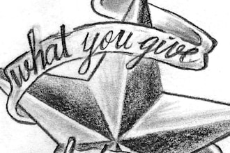 high end linework tattoo design for you