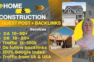 do da 50 home, kitchen guest post, construction backlink