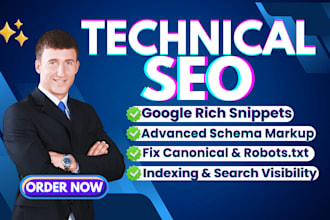 setup advanced schema markup and technical SEO for rich snippets