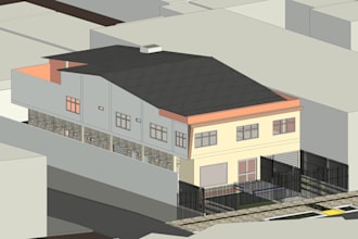3d modeling of exteriors and interiors in revit