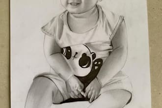 draw a realistic pencil portrait from your photo