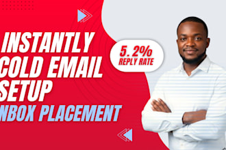 build a complete instantly cold email outreach system from domain to inbox