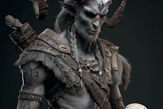 fantasy horror and fantasy horror character