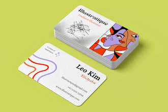 design modern and minimal business card