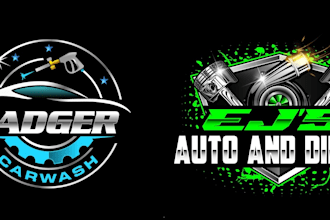 design professional automotive, car wash, auto diesel, and detailing logo