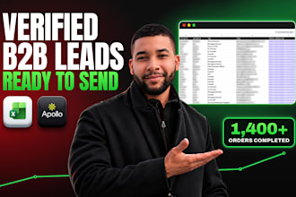 build a verified email list for cold email marketing and lead generation