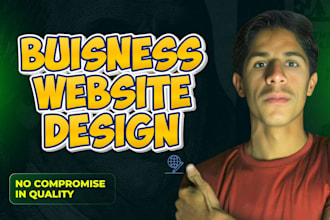 develop a modern responsive wordpress website for business