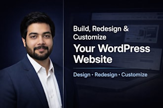 design or redesign wordpress site with elementor