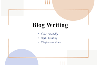 write clear and engaging SEO blog articles