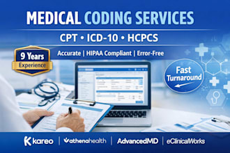 provide accurate medical coding services cpt icd 10 hcpcs hipaa compliant