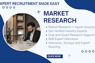 recruit industry experts for your market research