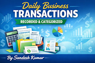 record daily business transactions and categorize expenses accurately