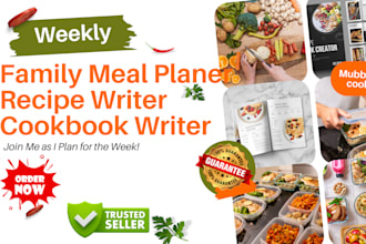 canva recipe ebook design cookbook recipe book meal plan cookbook cover design