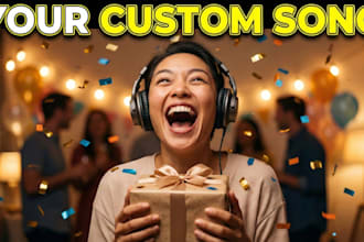 create a personalized custom song for birthdays and special gifts