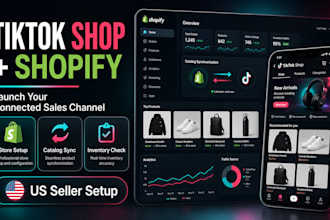 set up US tiktok shop and integrate shopify