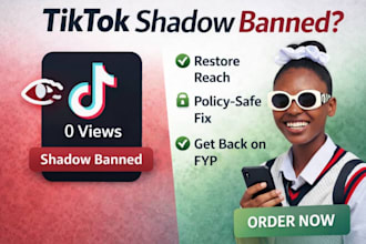 fix tiktok shadow ban issue and file appeal on your tiktok