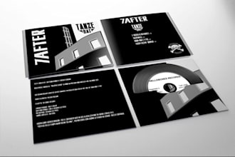design artwork for black metal, darkwave or gothic music