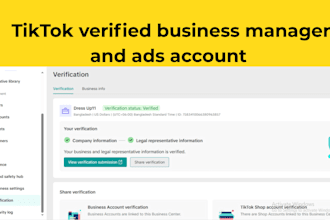 create verified tiktok agency ads account and tiktok ads manager