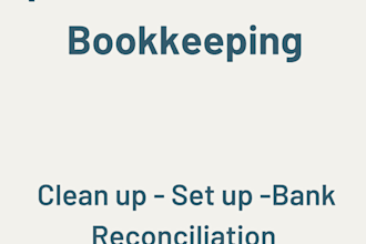 set up or clean up and reconcile your quickbooks online bookkeeping