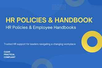 create HR policies or an employee handbook
