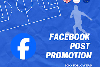 do facebook shoutout promo on my 50k football UK pages