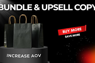 increase your aov with product bundles and upsell copy