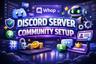 setup custom discord community server for your business with whop integration