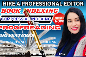 do back of book index creation, book indexing formatting for a polished finish