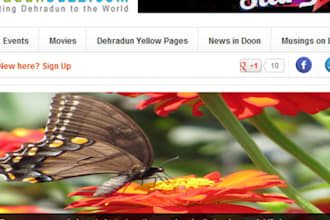 code website homepage in html, php and css