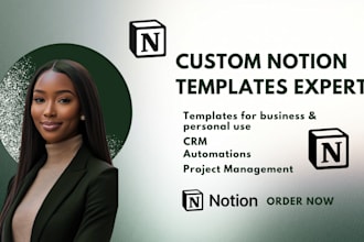 create custom notion workspace for productivity and business