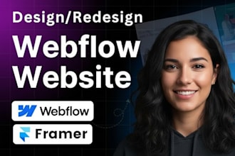 design webflow website, framer website, figma to webflow framer website