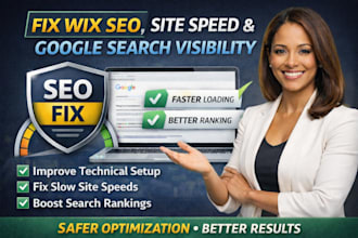 fix wix seo, improve site speed, and boost google visibility
