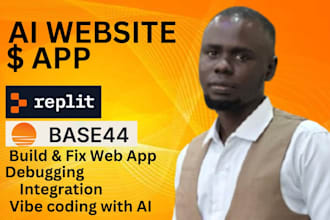 build replit app base44 stripe integration debuging fix replit ai website expert