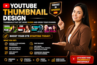custom youtube thumbnails that get more clicks for your channel
