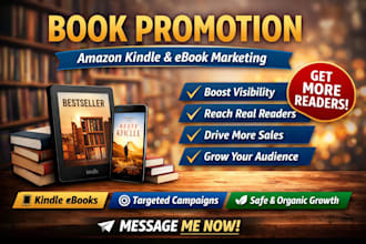 do book promotion amazon kindle ebook promotion book marekting