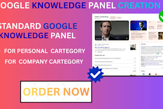 set up a verified google knowledge panel for individual, brand or company