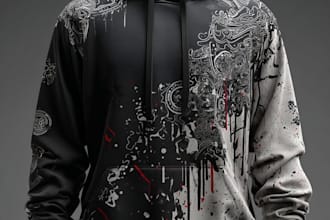 do graphic t shirt design or hoodie design