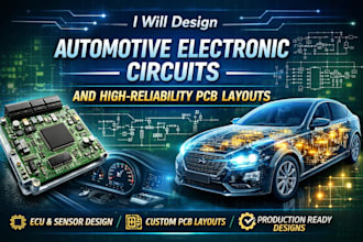 design automotive electronic circuits and high reliability pcb layouts