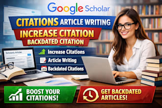 increase google scholar citations and boost your h index fast backdated citation